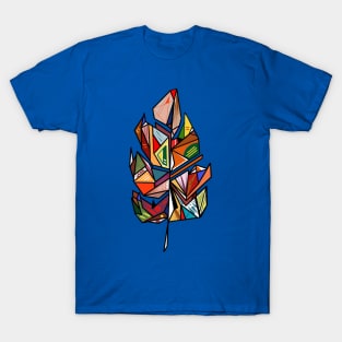 Colorful feather T-Shirt